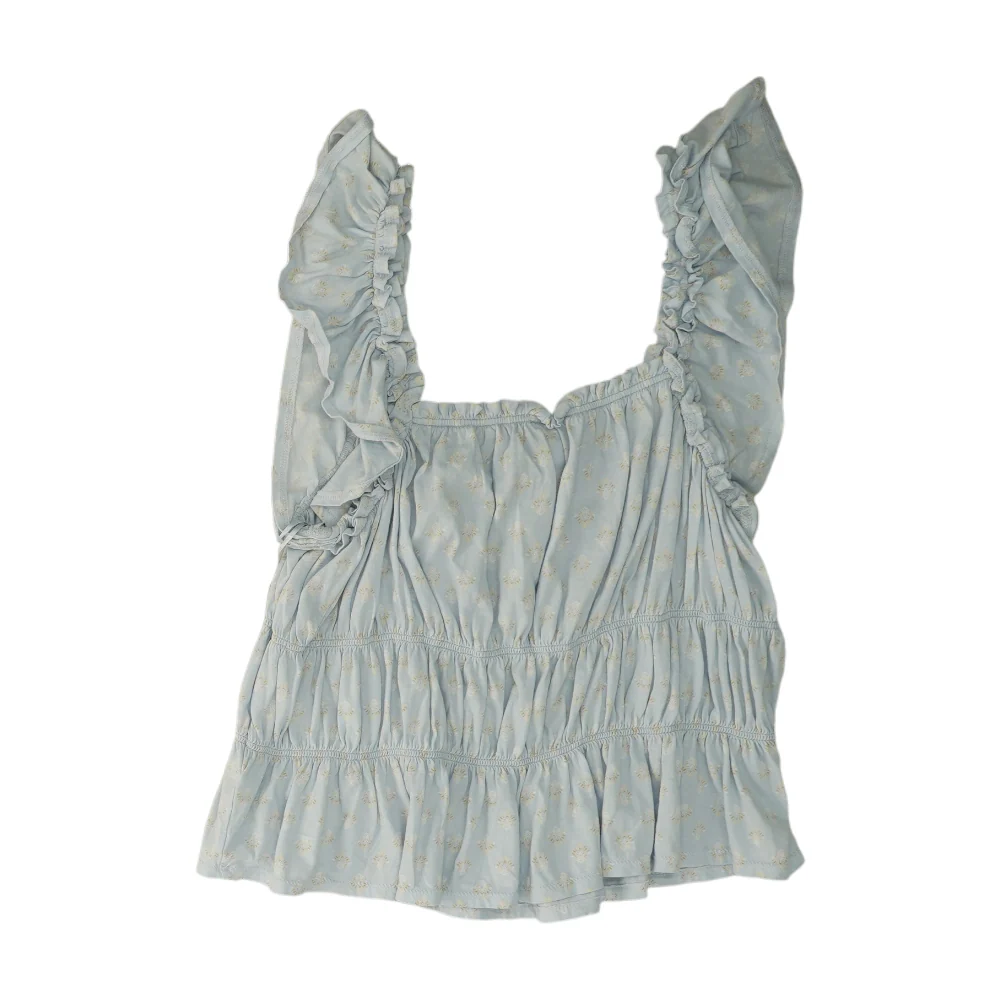Blue Print Blouse - Image 2