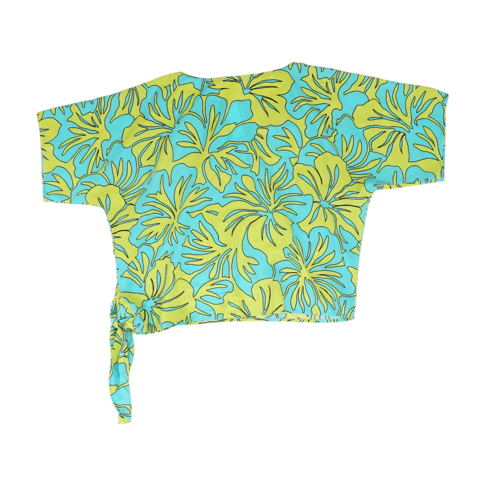 Green Print Blouse - Image 2