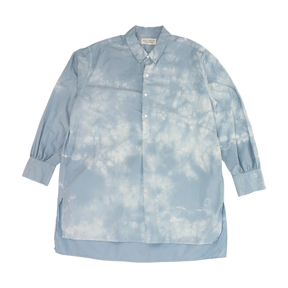 Blue Abstract Blouse