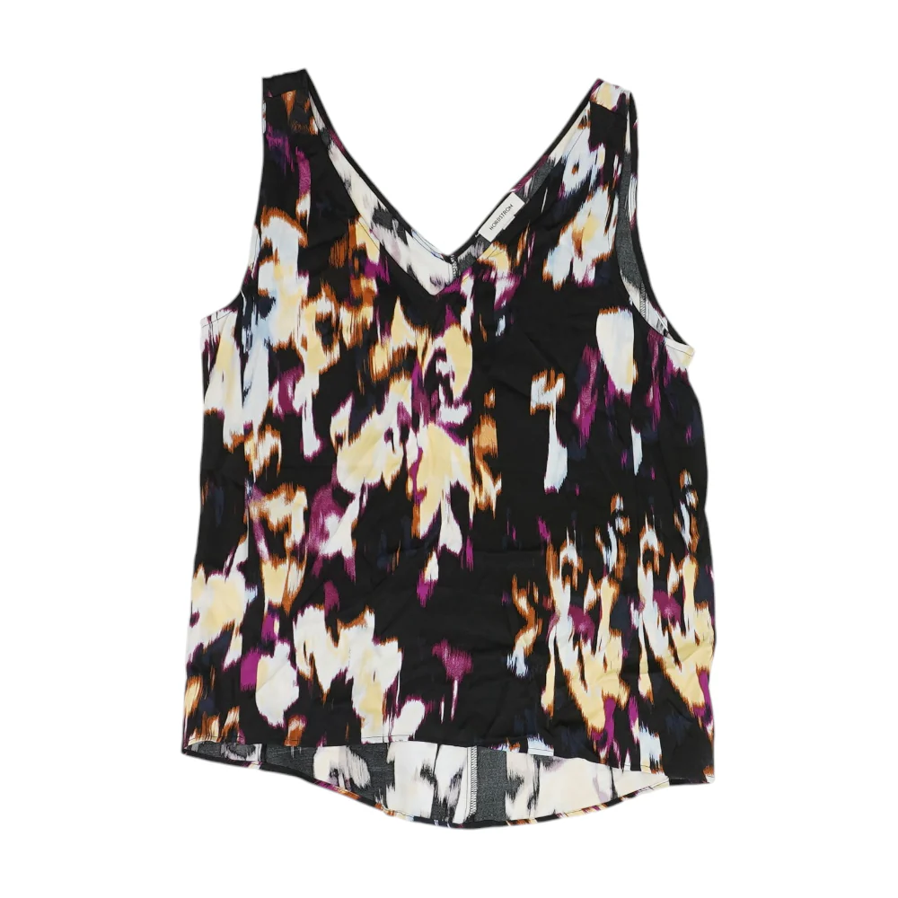 Black Abstract Blouse