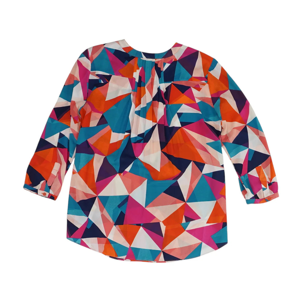 Multi Abstract Blouse - Image 2