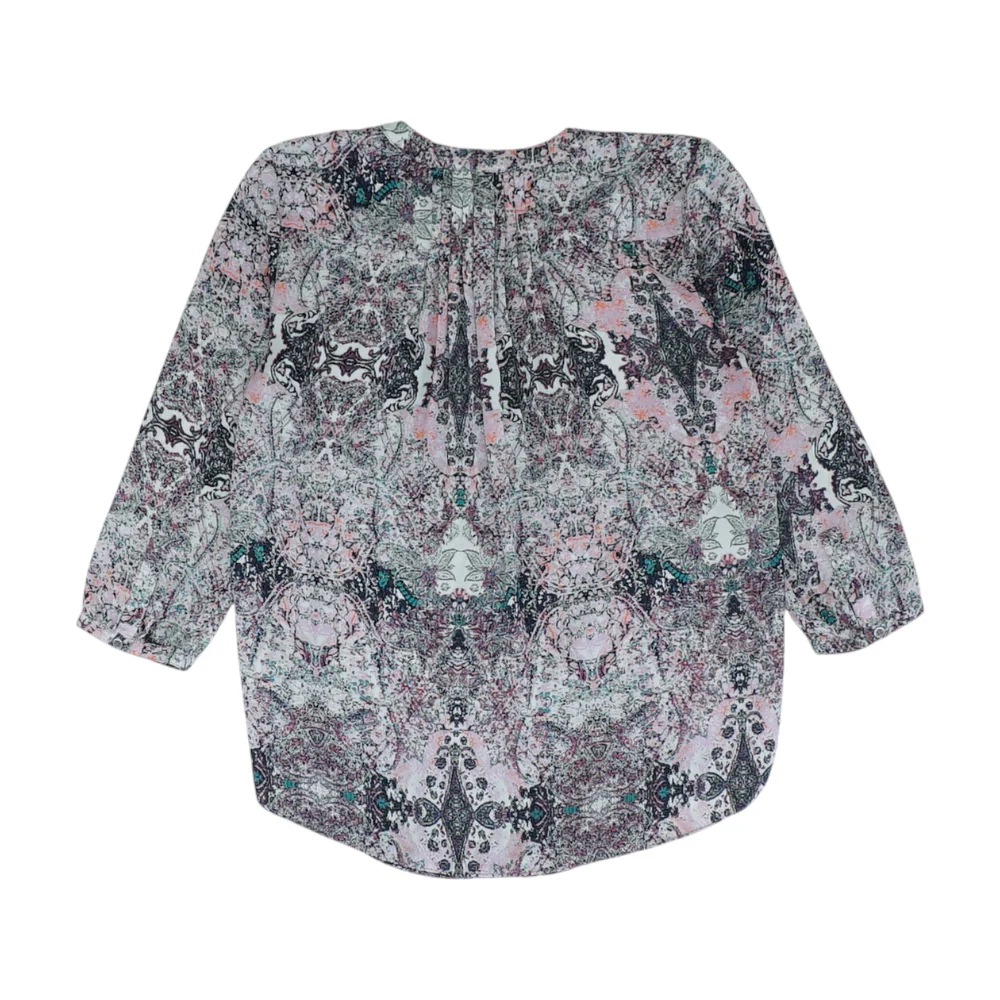 Pink Abstract Blouse - Image 2