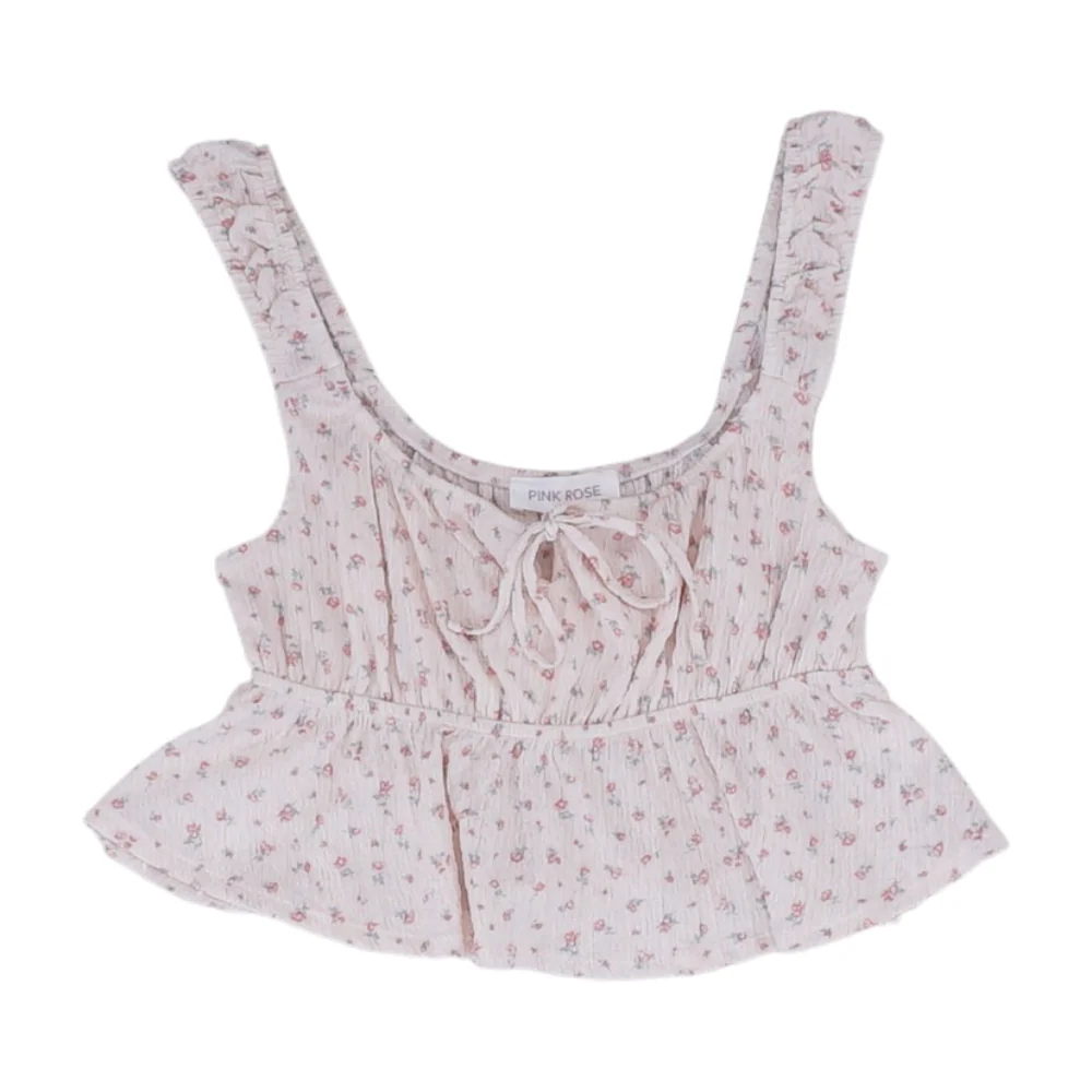 Pink Floral Blouse