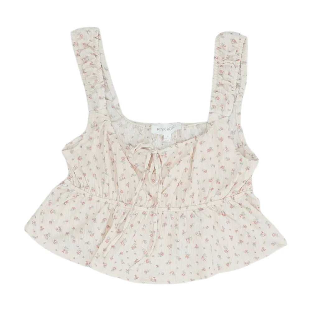 Pink Floral Blouse