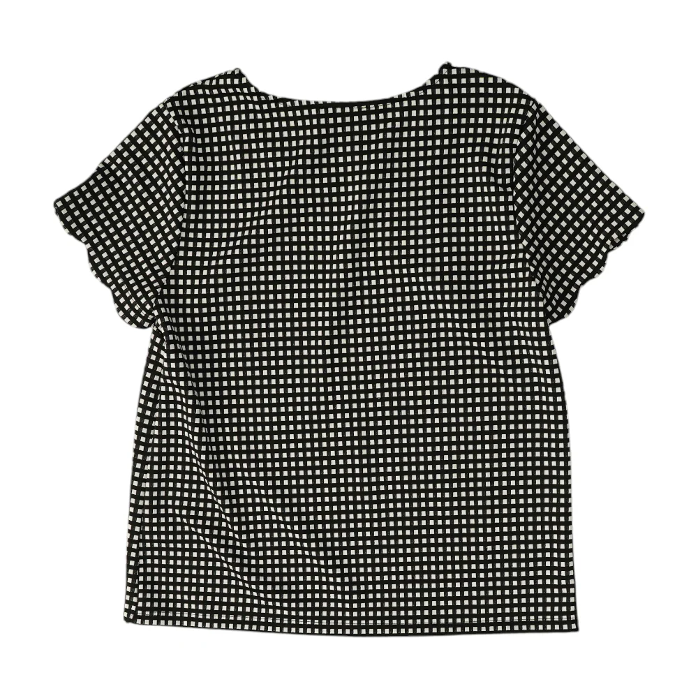 Black Check Blouse - Image 2