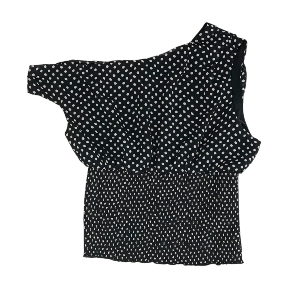 Black Polka Dot Blouse