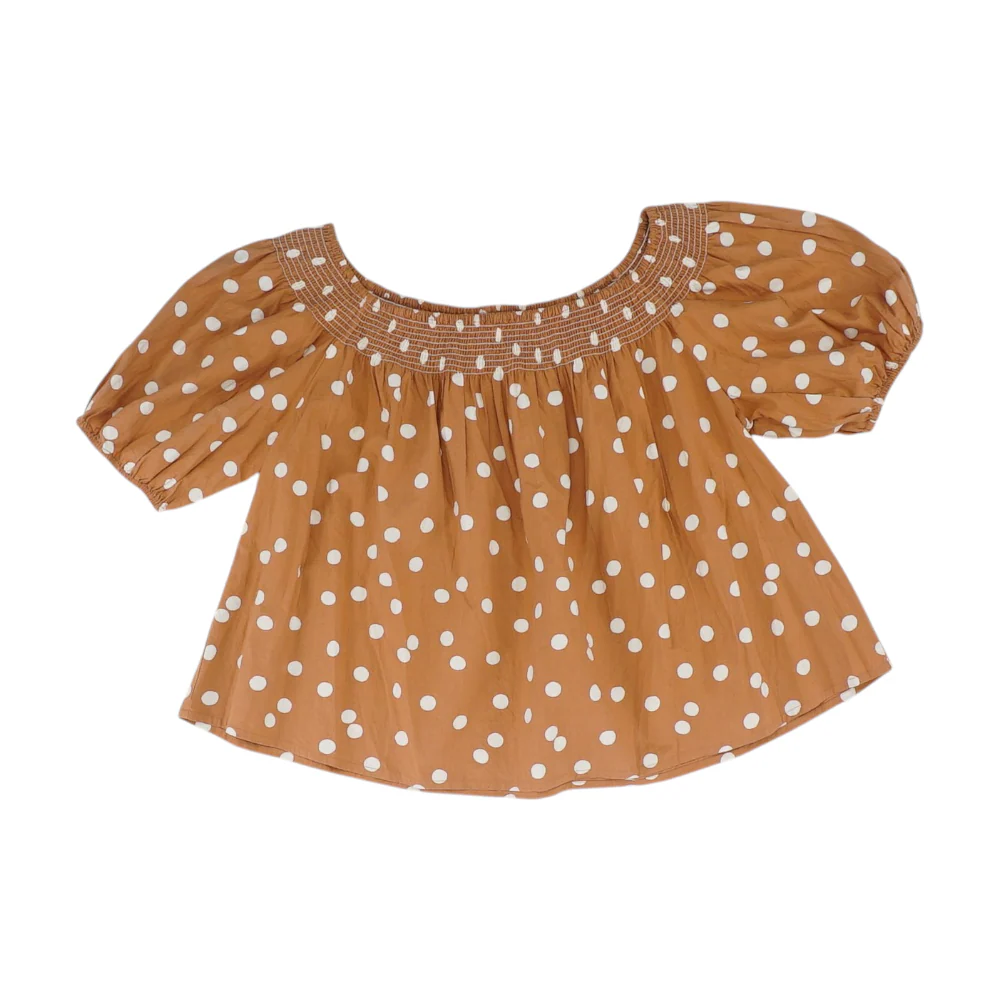 Pink Polka Dot Blouse