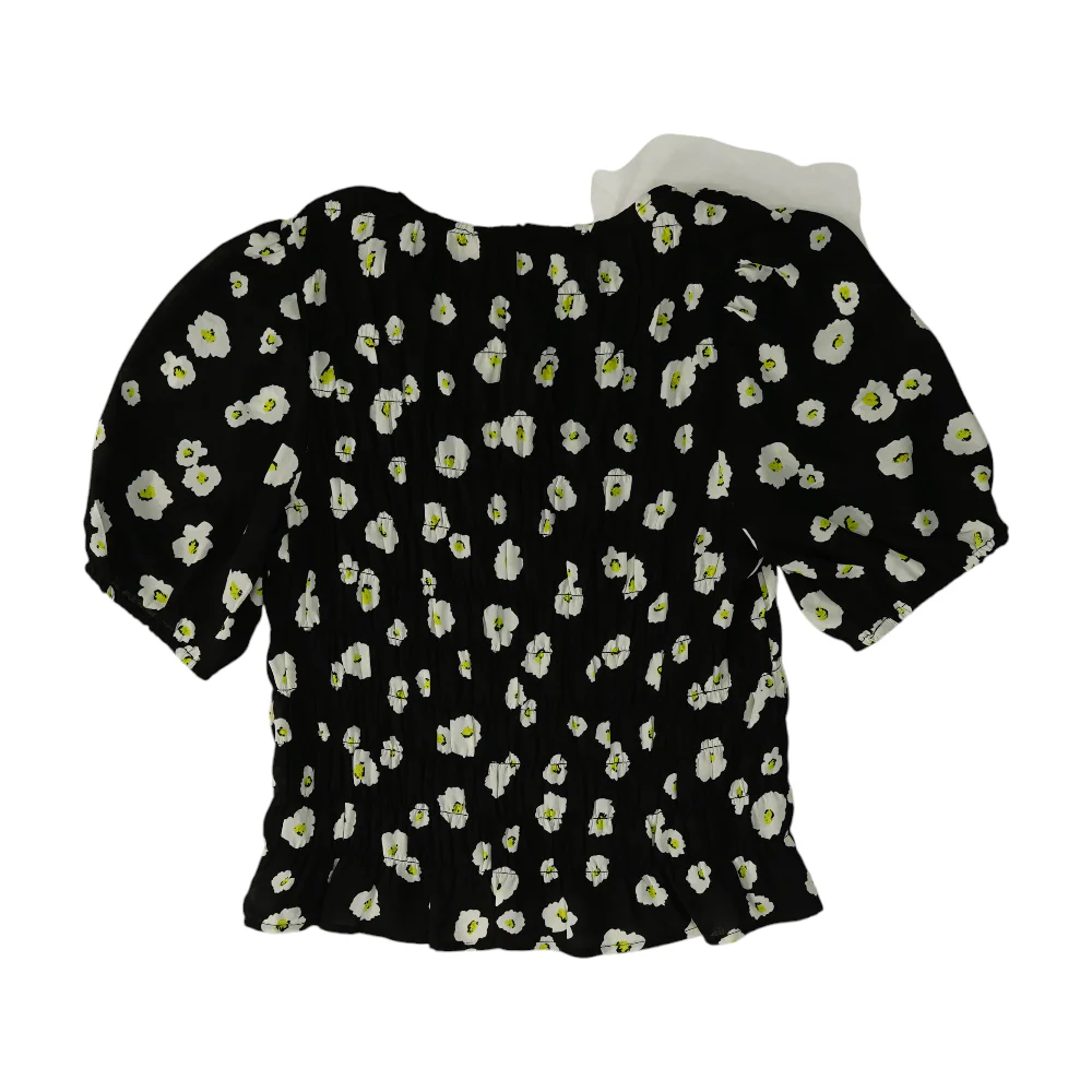 Black Floral Blouse - Image 2