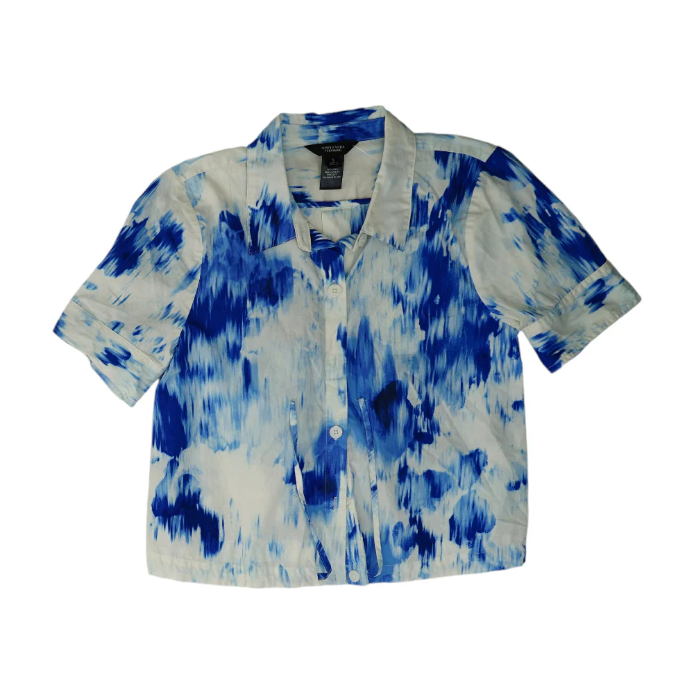 White Print Blouse
