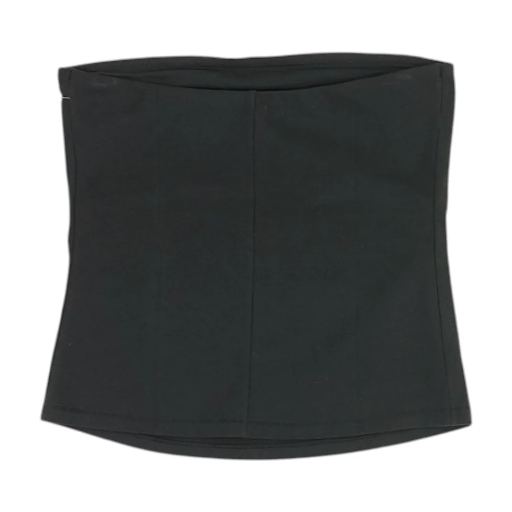 Black Cropped Blouse - Image 2