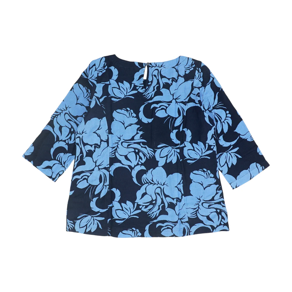 Blue Floral Blouse - Image 2
