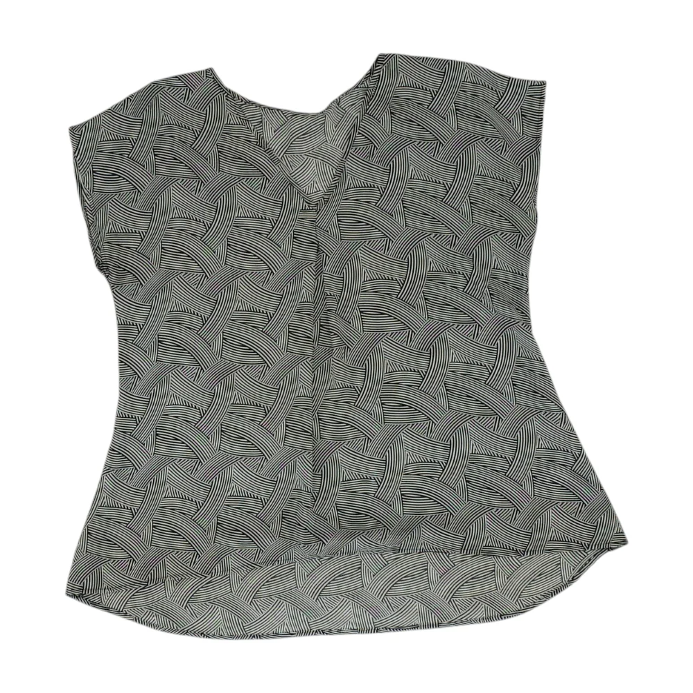 Black Print Blouse