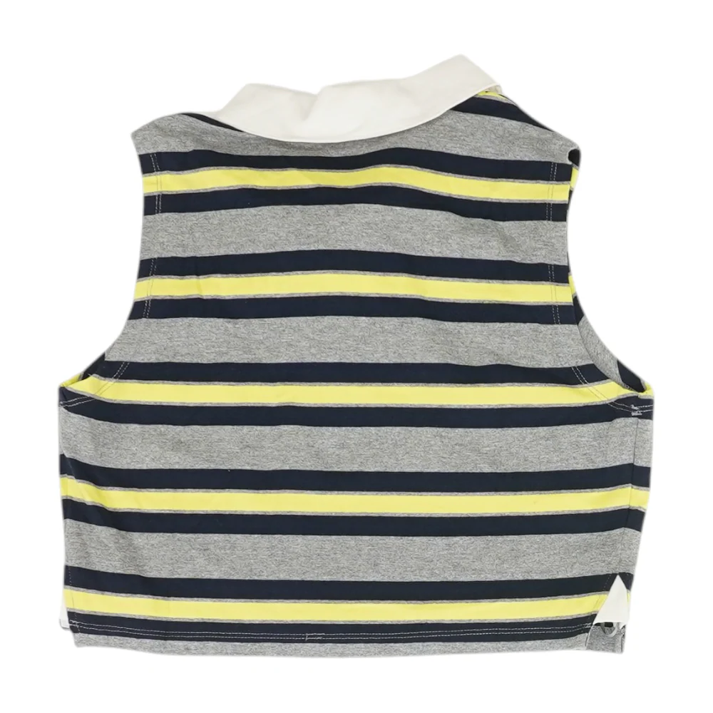 Gray Striped Blouse - Image 2