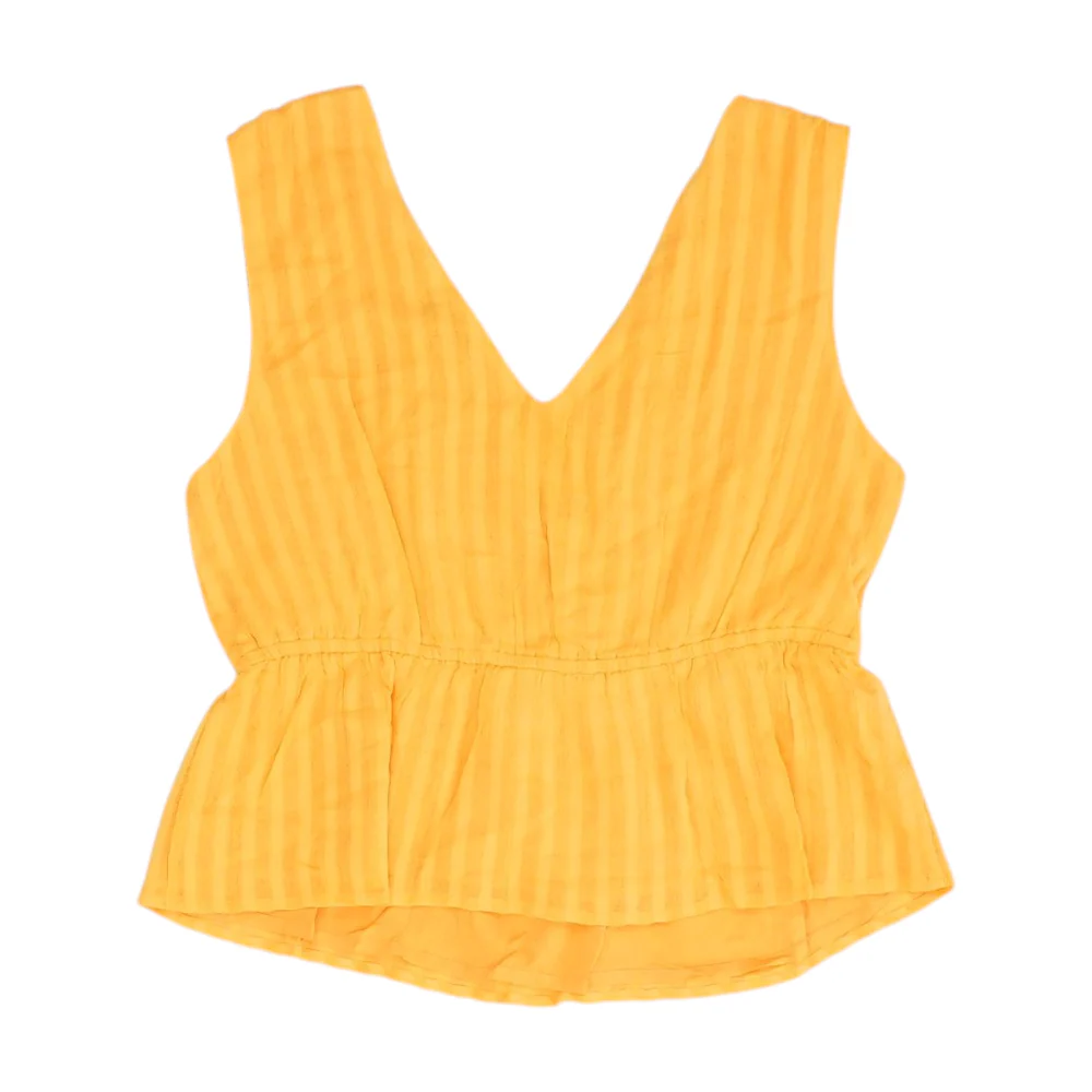 Orange Striped Blouse - Image 2