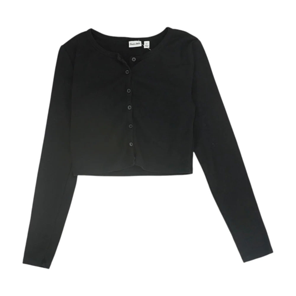 Black Cropped Blouse