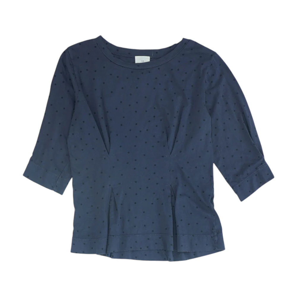 Gray Polka Dot Blouse