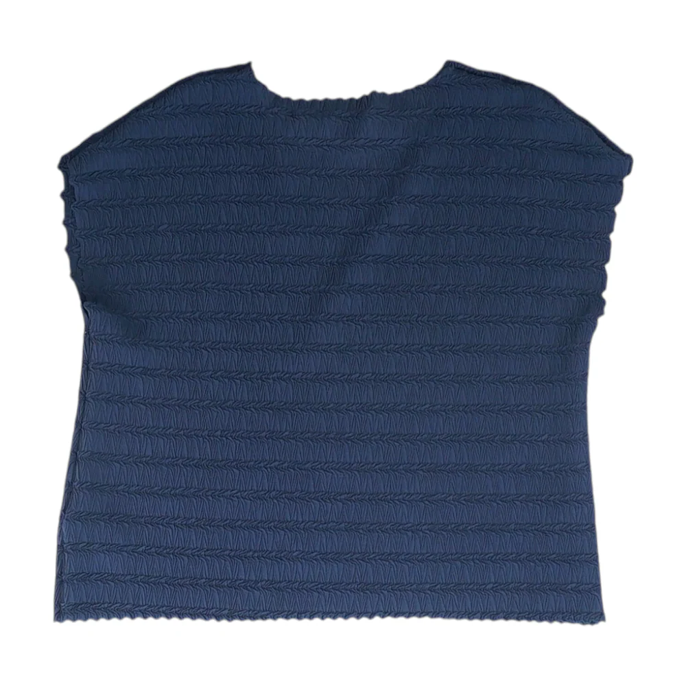 Navy Plus Blouse - Image 2