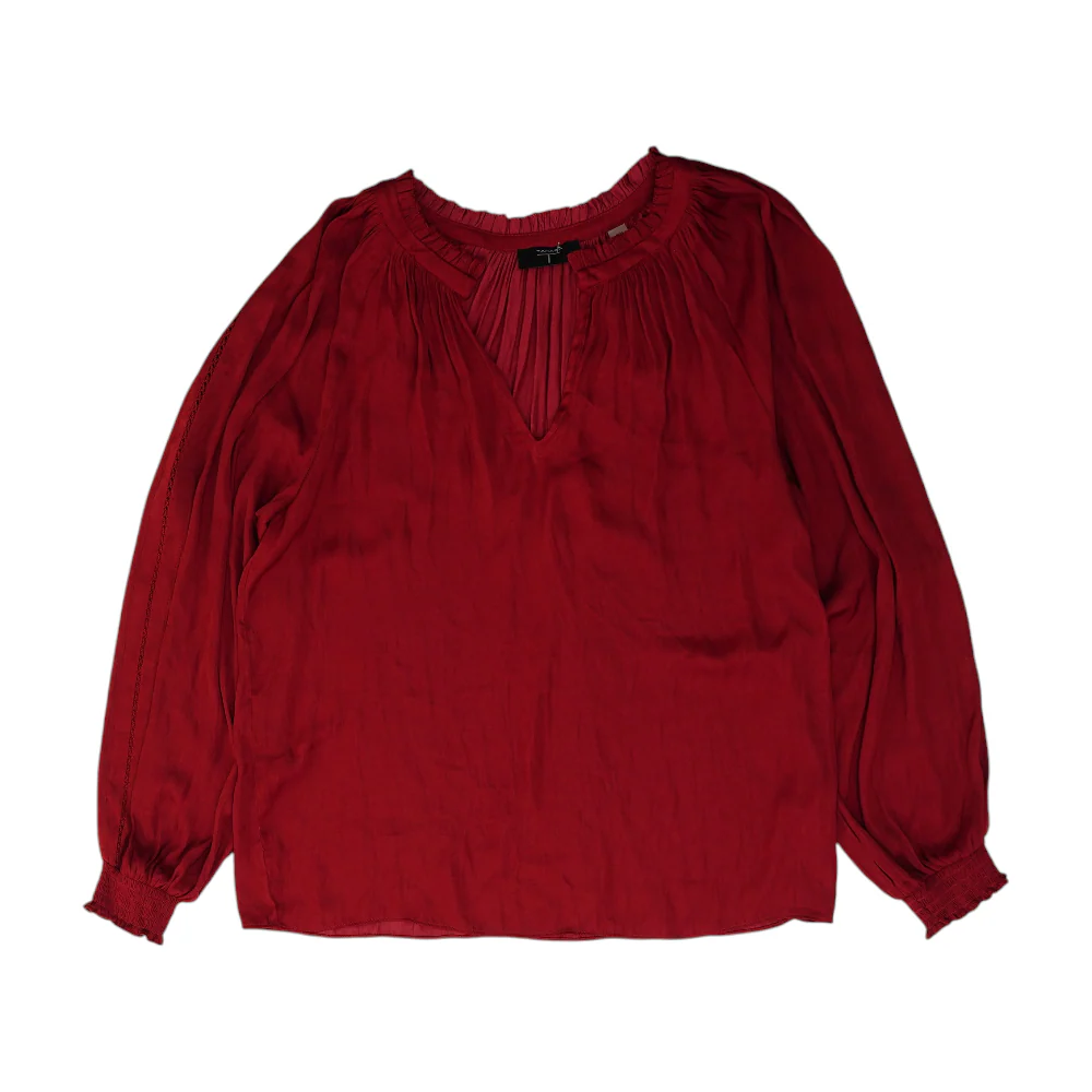 Burgundy Blouse