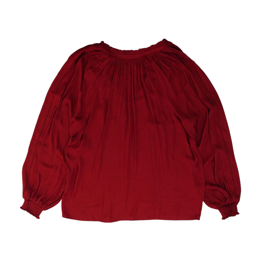 Burgundy Blouse - Image 2