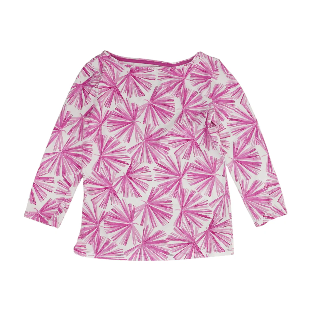White Print Blouse