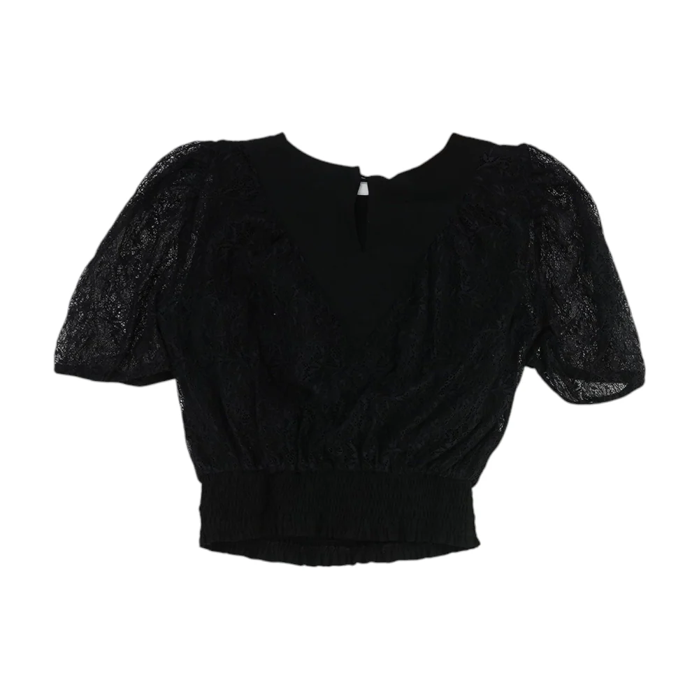 Black Floral Blouse - Image 2