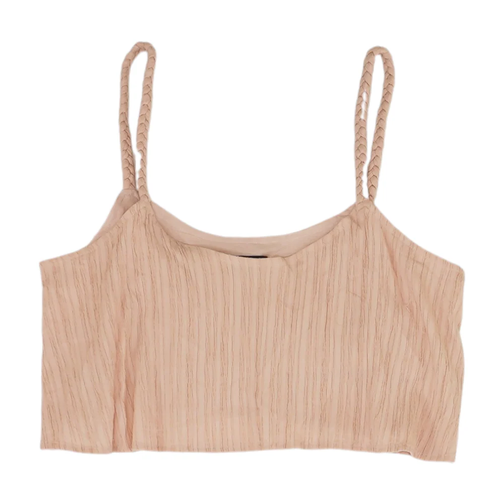 Pink Cropped Blouse