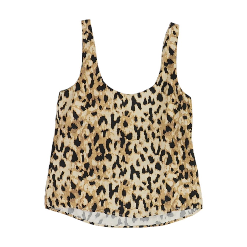 Beige Animal Print Blouse - Image 2