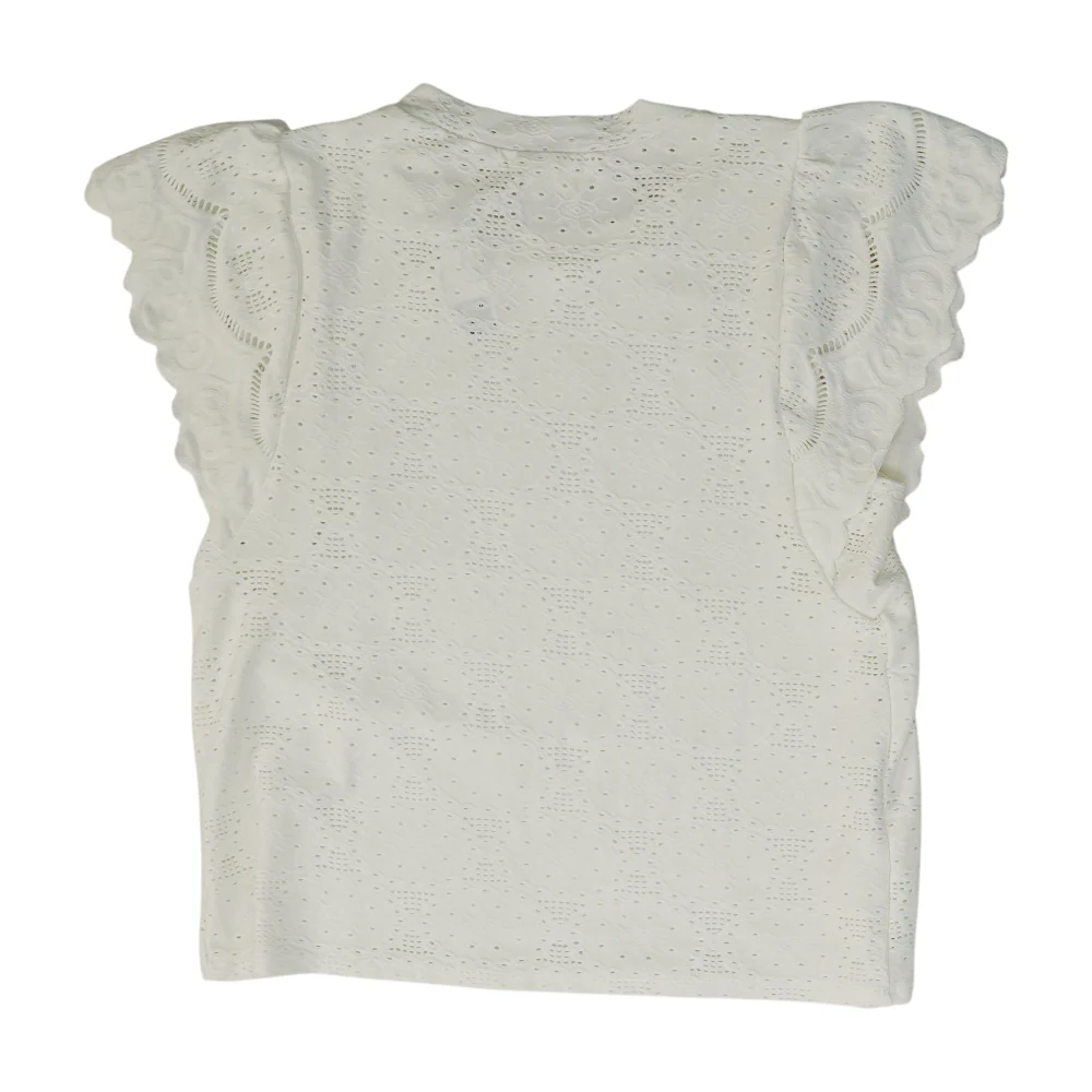 White Print Blouse - Image 2