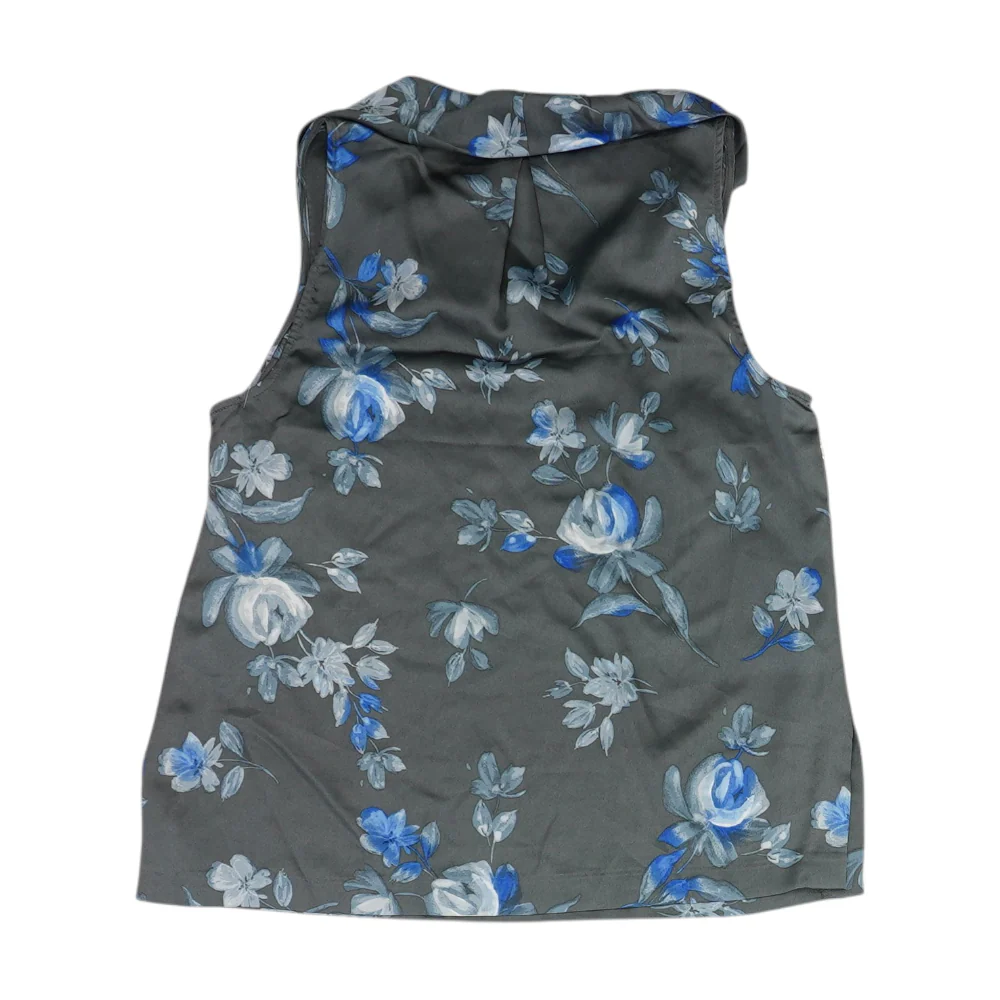 Gray Floral Blouse - Image 2