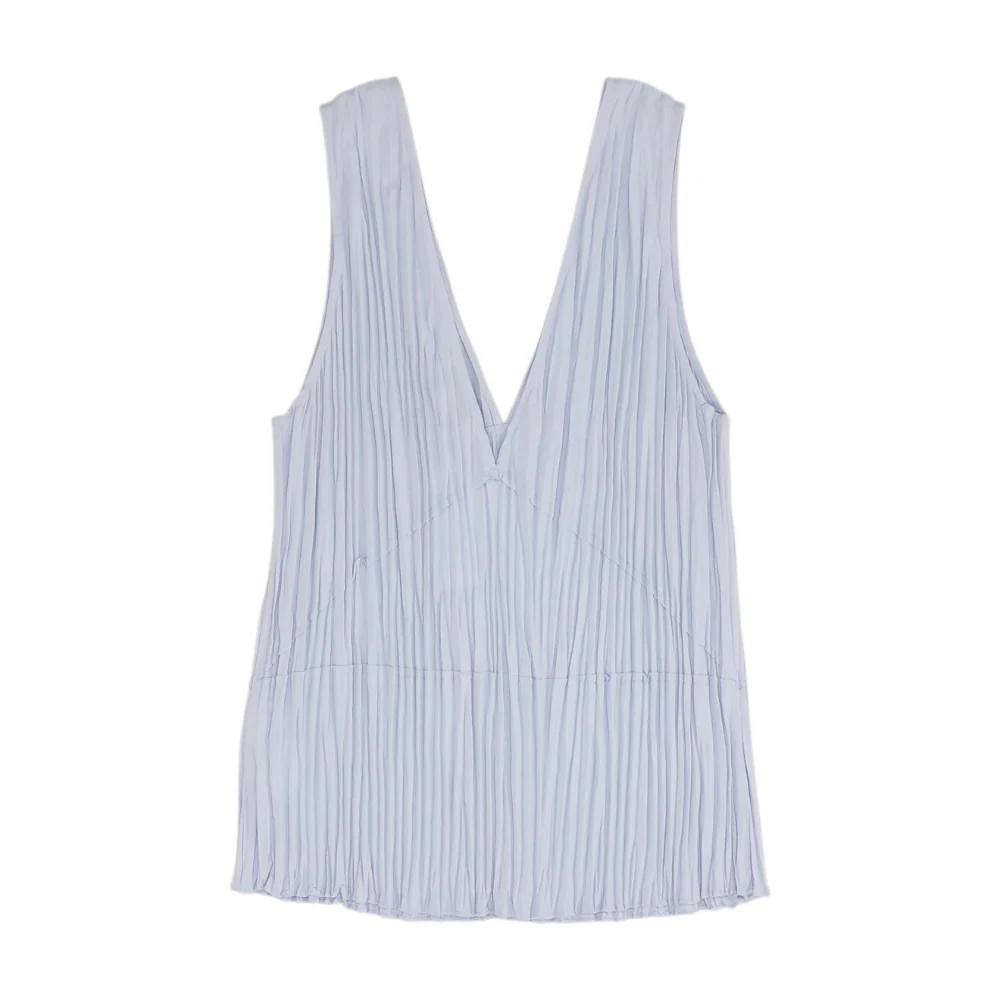 Lavender Cropped Blouse - Image 2