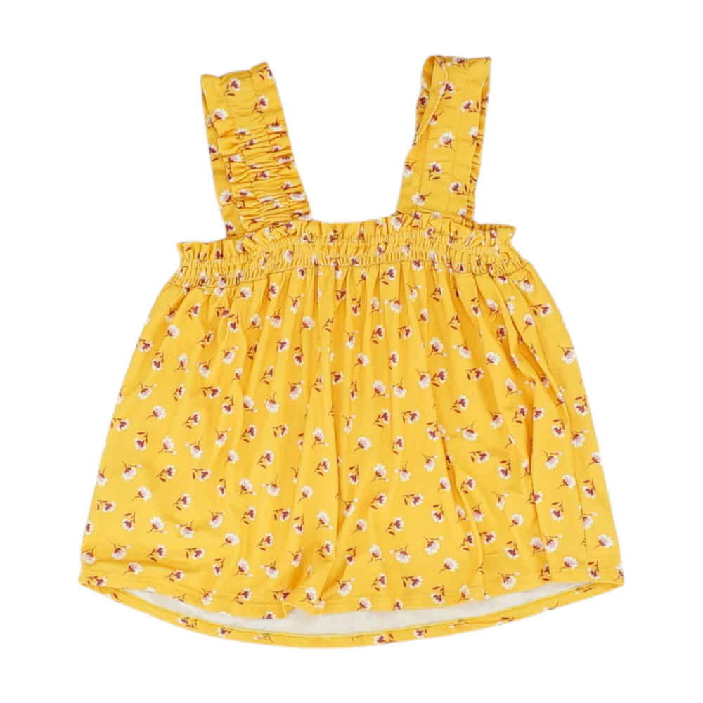 Yellow Floral Blouse - Image 2