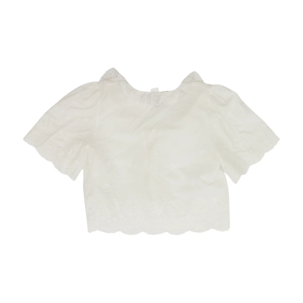 White Floral Blouse - Image 2