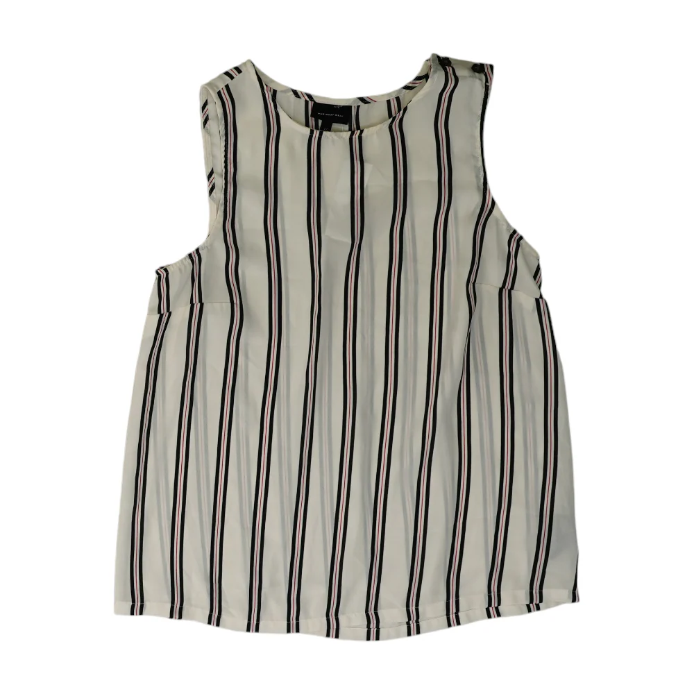 White Striped Blouse