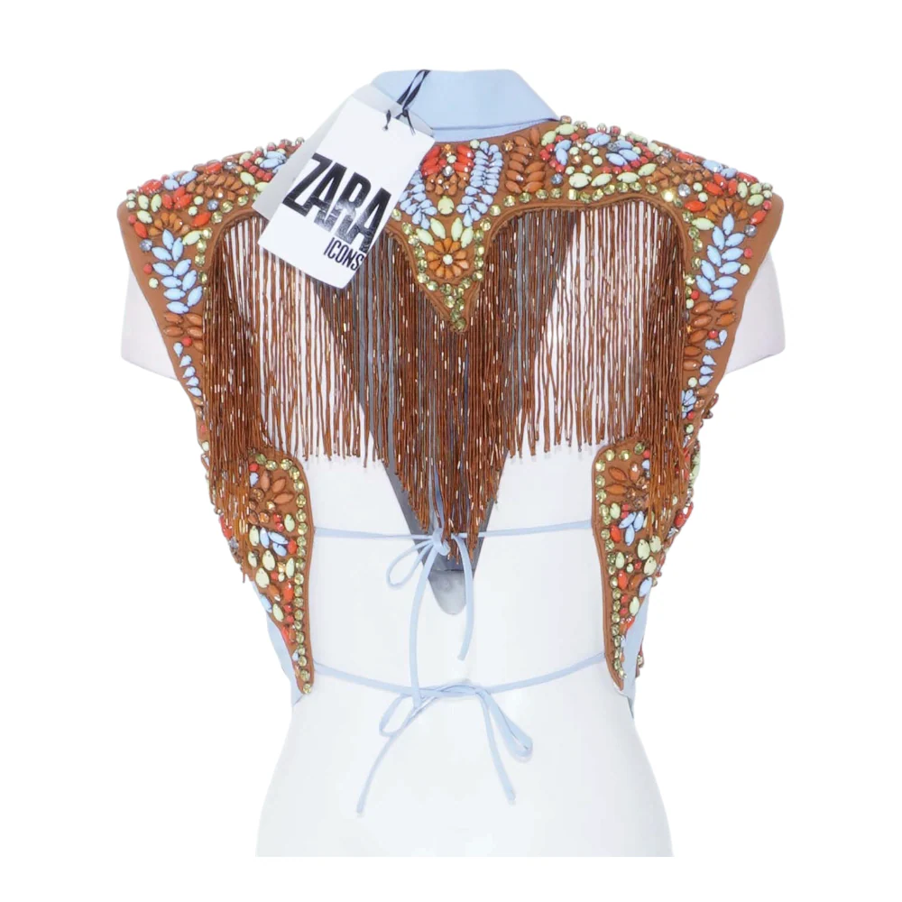 Blue Icons Collection Embroidered Shirt - Image 2
