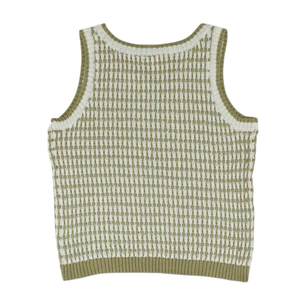 Green Print Pullover Sweater - Image 2