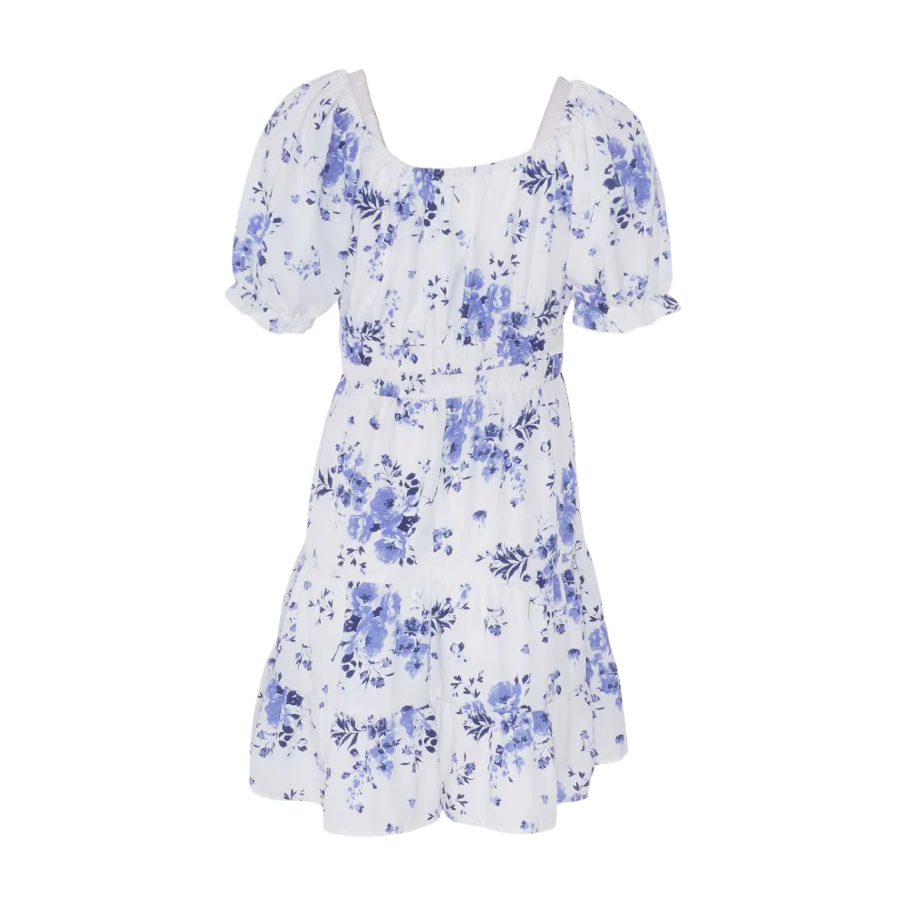 White Floral Mini Dress - Image 2