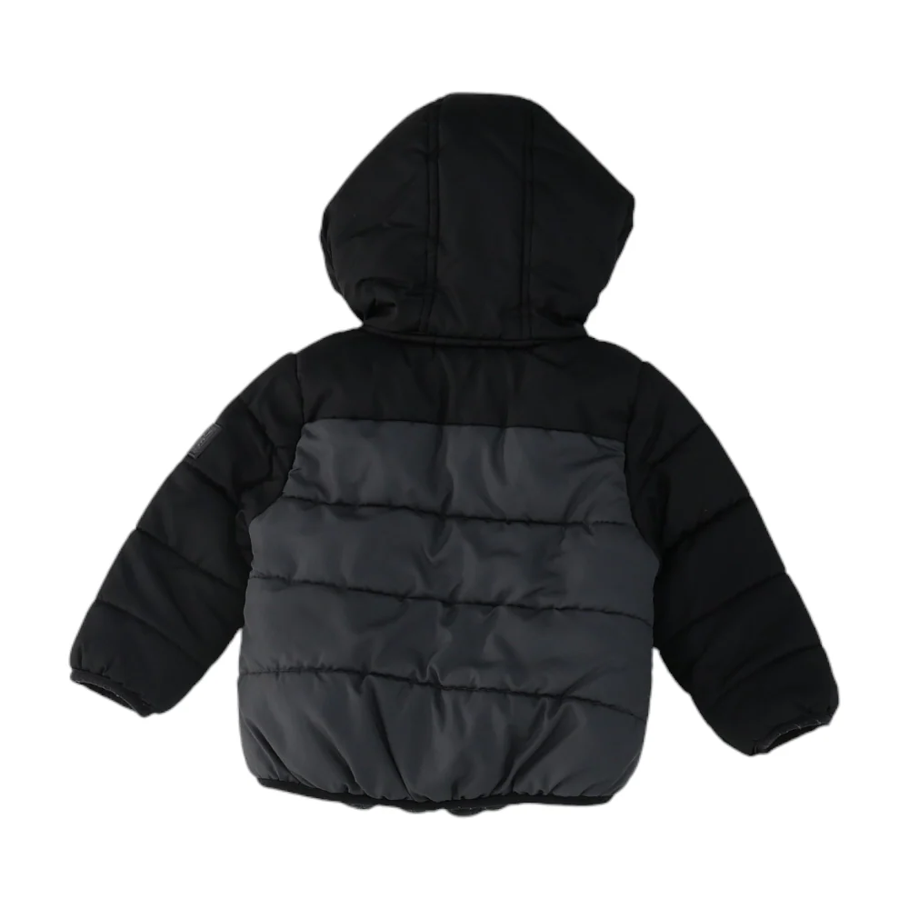 Gray Color Block Jacket - Image 2