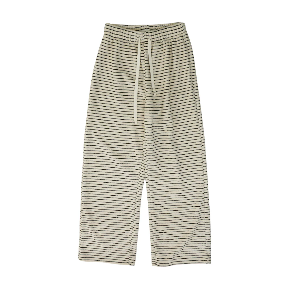 Ivory Striped Pants