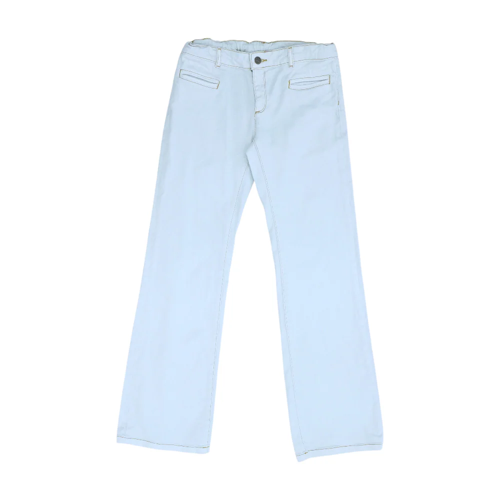 Blue Solid Jeans
