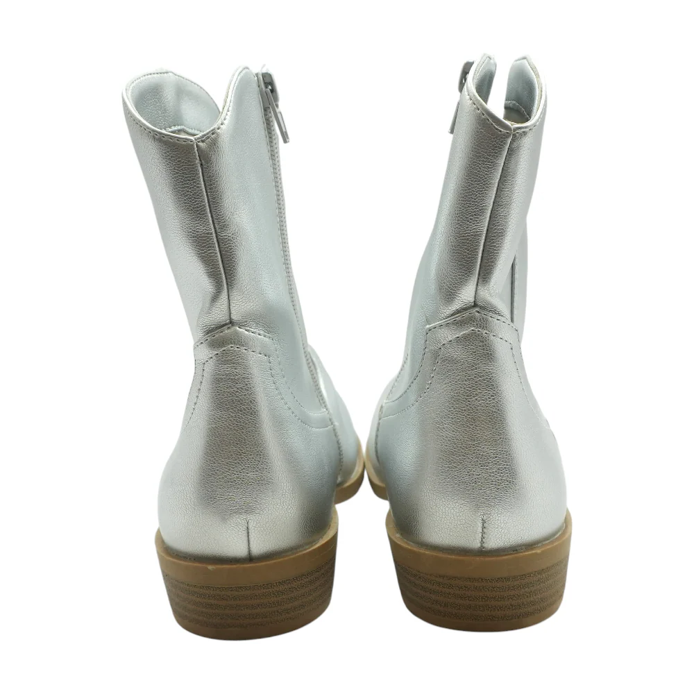Silver Boots Shoes - Image 2