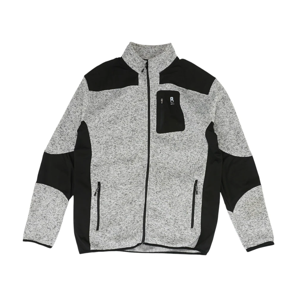 Gray Color Block Jacket