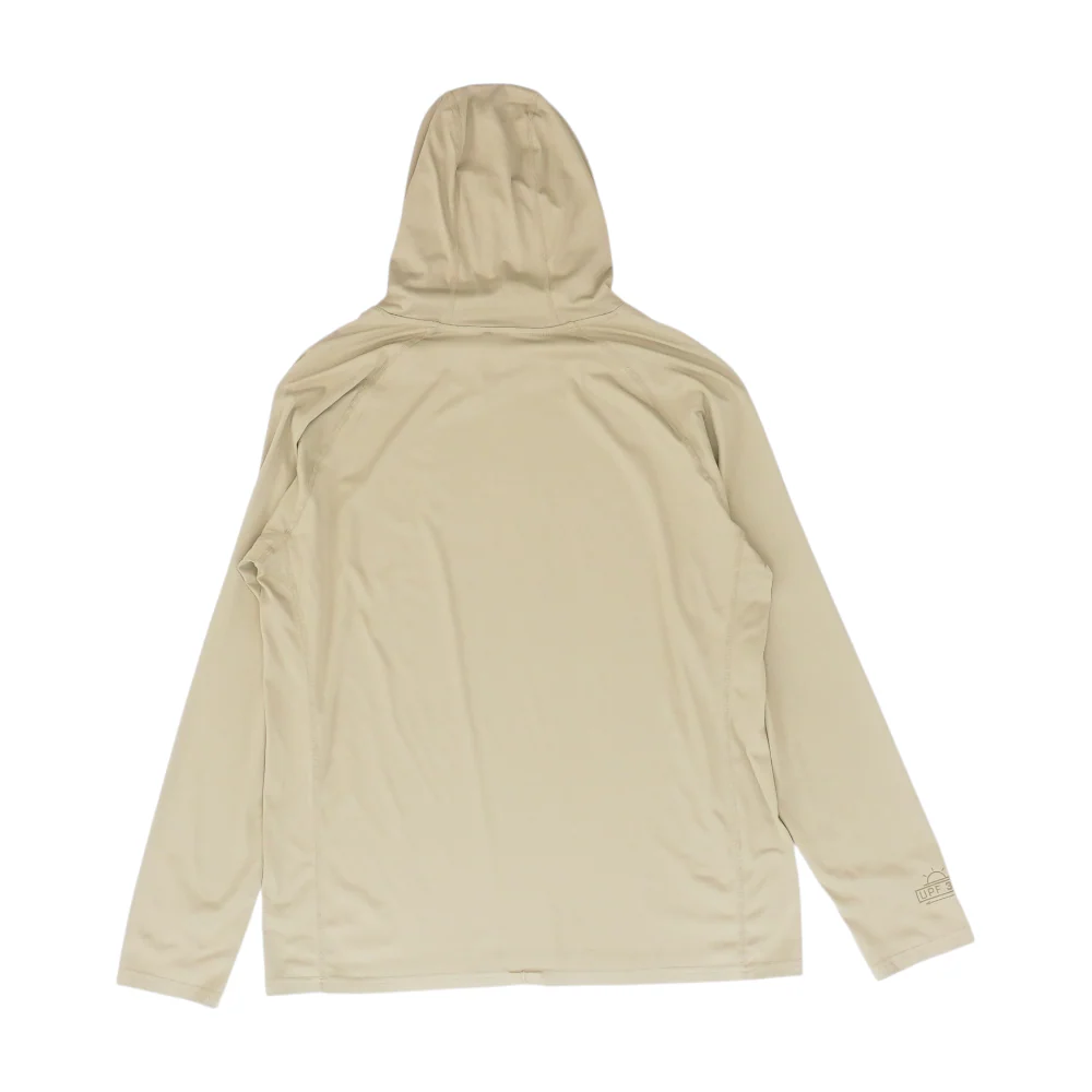 Khaki Solid Hoodie Pullover - Image 2