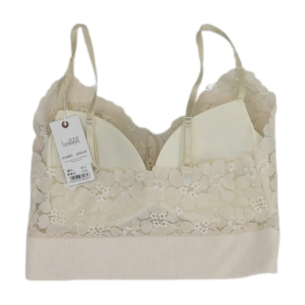 Ivory Floral Bra - Image 2