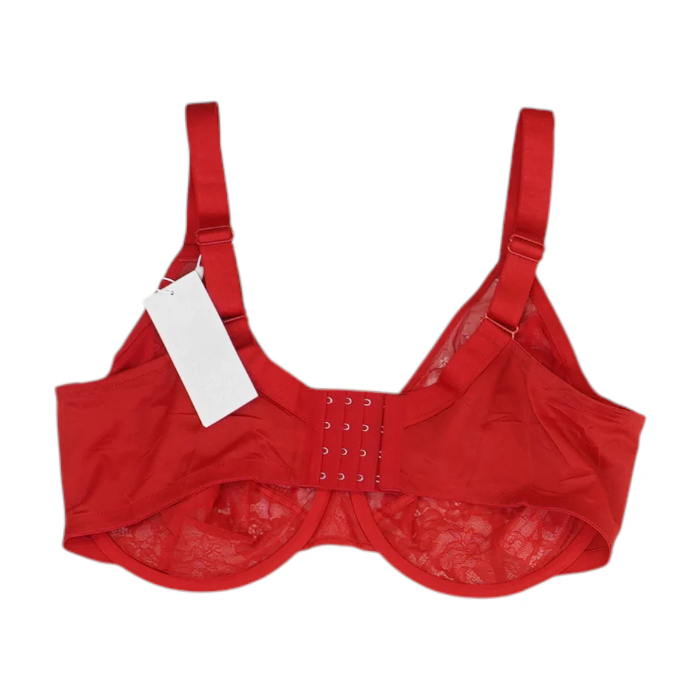 Red Floral Bra - Image 2