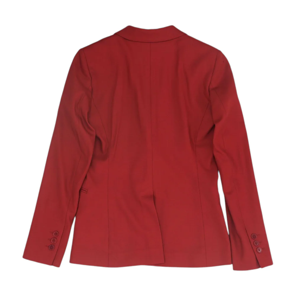 Red Solid Blazer - Image 2