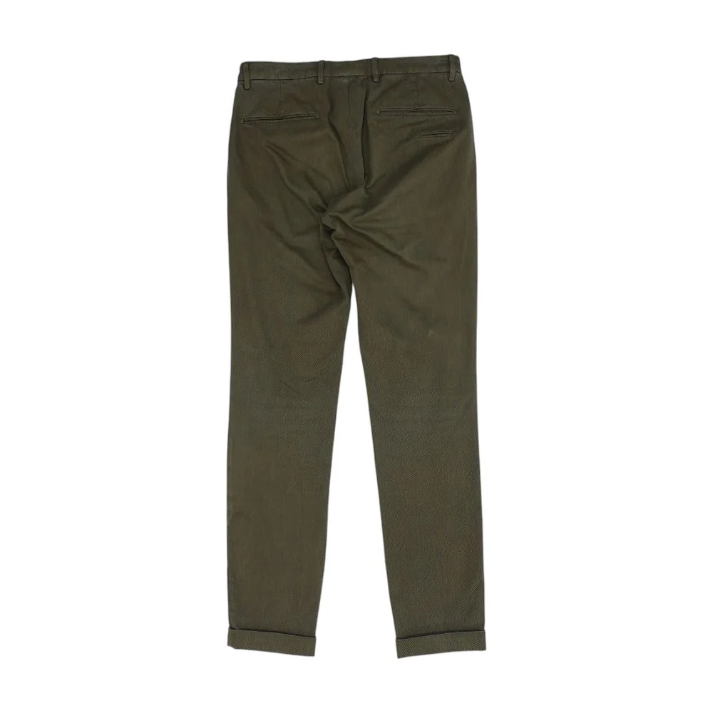 Brown Solid Casual Pants - Image 2