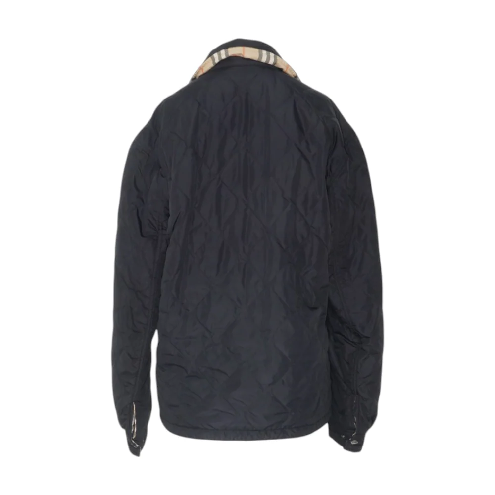 Black Brighton Reversible Quilted Nylon Overshirt - Image 2