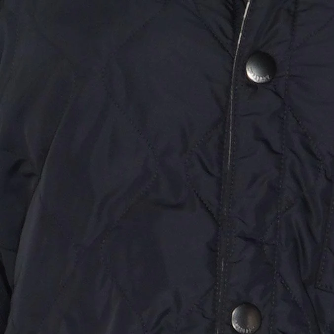 Black Brighton Reversible Quilted Nylon Overshirt - Image 3