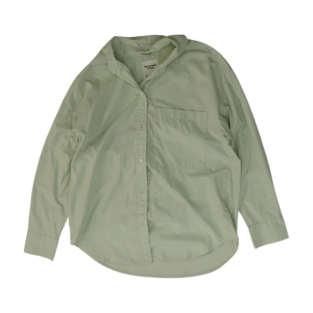 Green Button Down