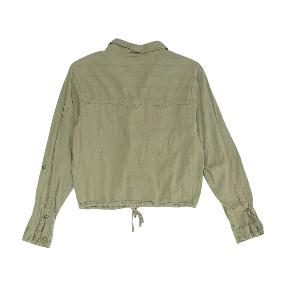 Olive Striped Button Down - Image 2